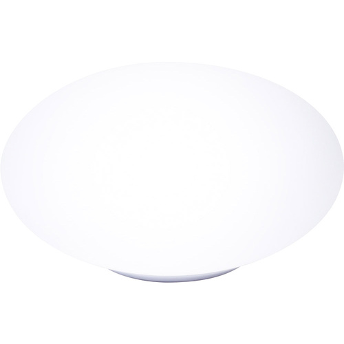 Lampe de jardin solaire ovale (l x H x P) 35 x 35 x 20 cm LED 9.6 W N/A Telefunken Oval Connectivity T90231 blanc