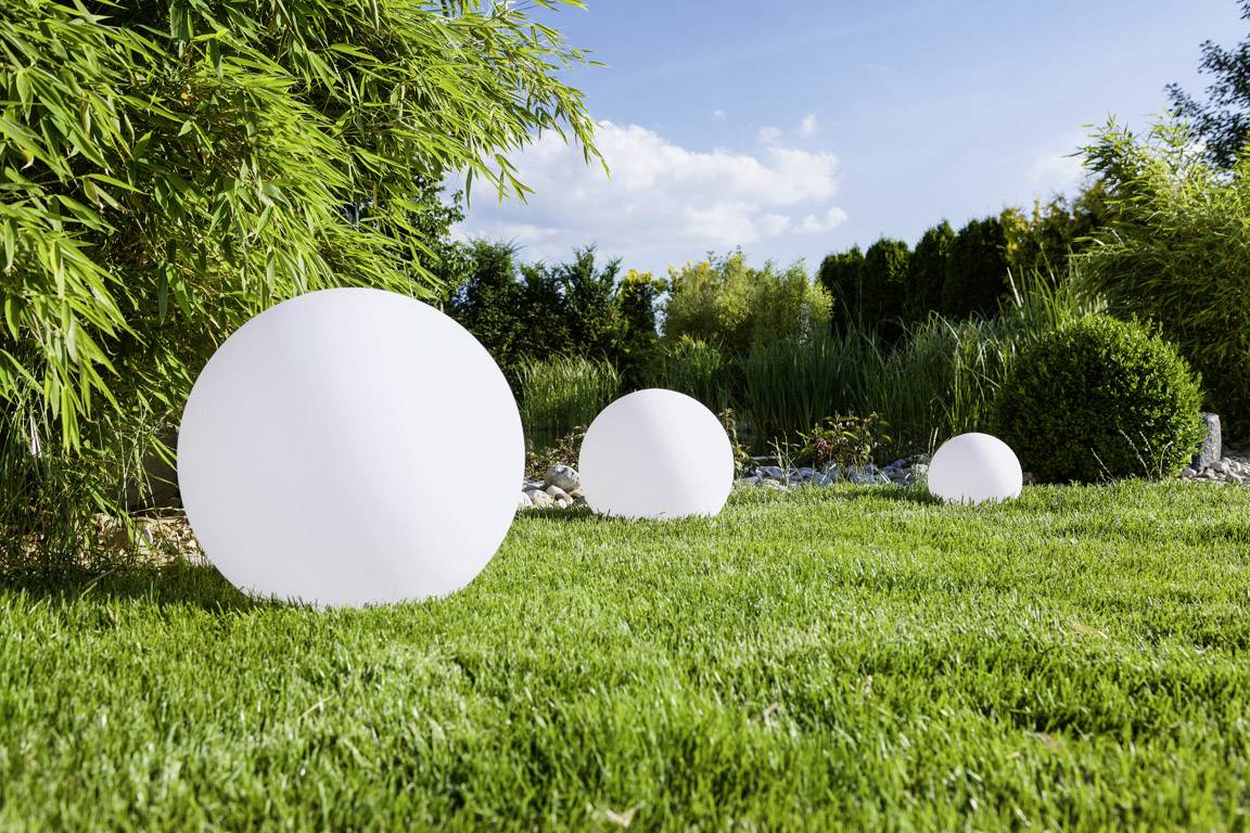 Telefunken SolarGartenleuchte Kugel (Ø) 40cm LED 9.6W RGBW Ball