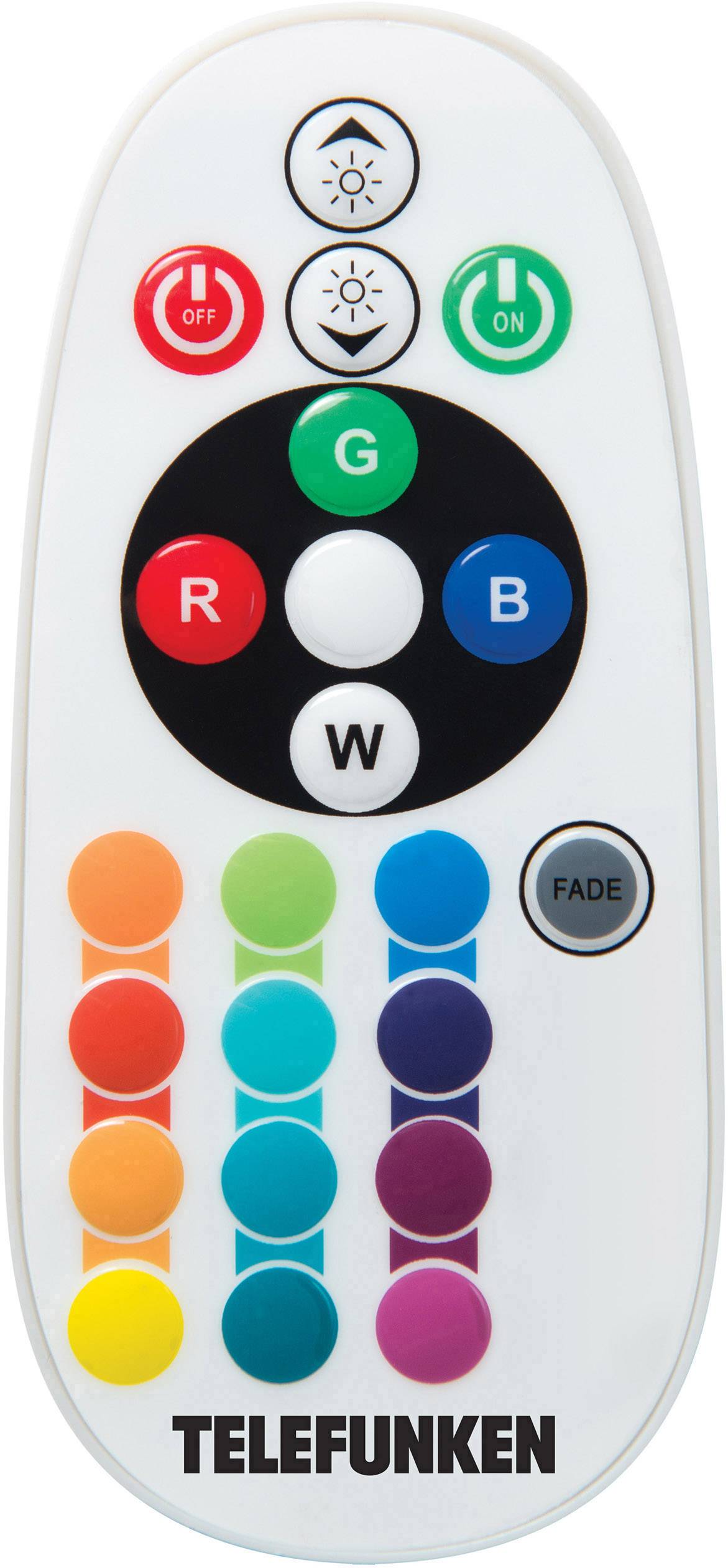 Telefunken T90229 Fernbedienung 3 V dimmbar, mit Farbwechsel