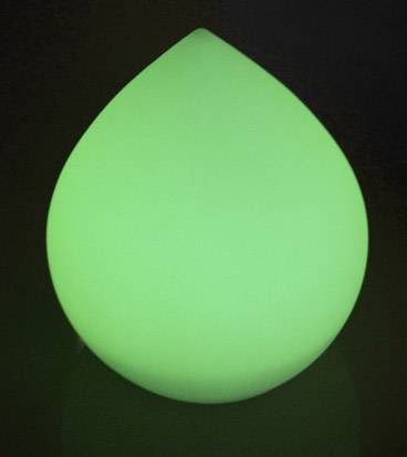 Solar-Gartenleuchte Tropfen (Ø x H) 22 cm x 26 cm LED 3.2 W  Telefunken Drop T90221 Weiß