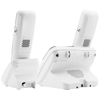 Geemarc AMPLIDECT 295-2 Schnurloses Seniorentelefon Anrufbeantworter Beleuchtetes Display Weiß Geemarc AMPLIDECT 295-2 Schnurloses Seniorentelefon Anrufbeantworter Beleuchtetes Display Weiß