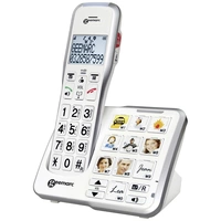 Geemarc AMPLIDECT 595-2 PHOTO Schnurloses Seniorentelefon Anrufbeantworter, Foto-Tasten Beleuchtetes Display Weiß Geemarc AMPLIDECT 595-2 PHOTO Schnurloses Seniorentelefon Anrufbeantworter, Foto-Tasten Beleuchtetes Display Weiß