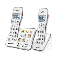 Geemarc AMPLIDECT 595-2 PHOTO Schnurloses Seniorentelefon Anrufbeantworter, Foto-Tasten Beleuchtetes Display Weiß Geemarc AMPLIDECT 595-2 PHOTO Schnurloses Seniorentelefon Anrufbeantworter, Foto-Tasten Beleuchtetes Display Weiß