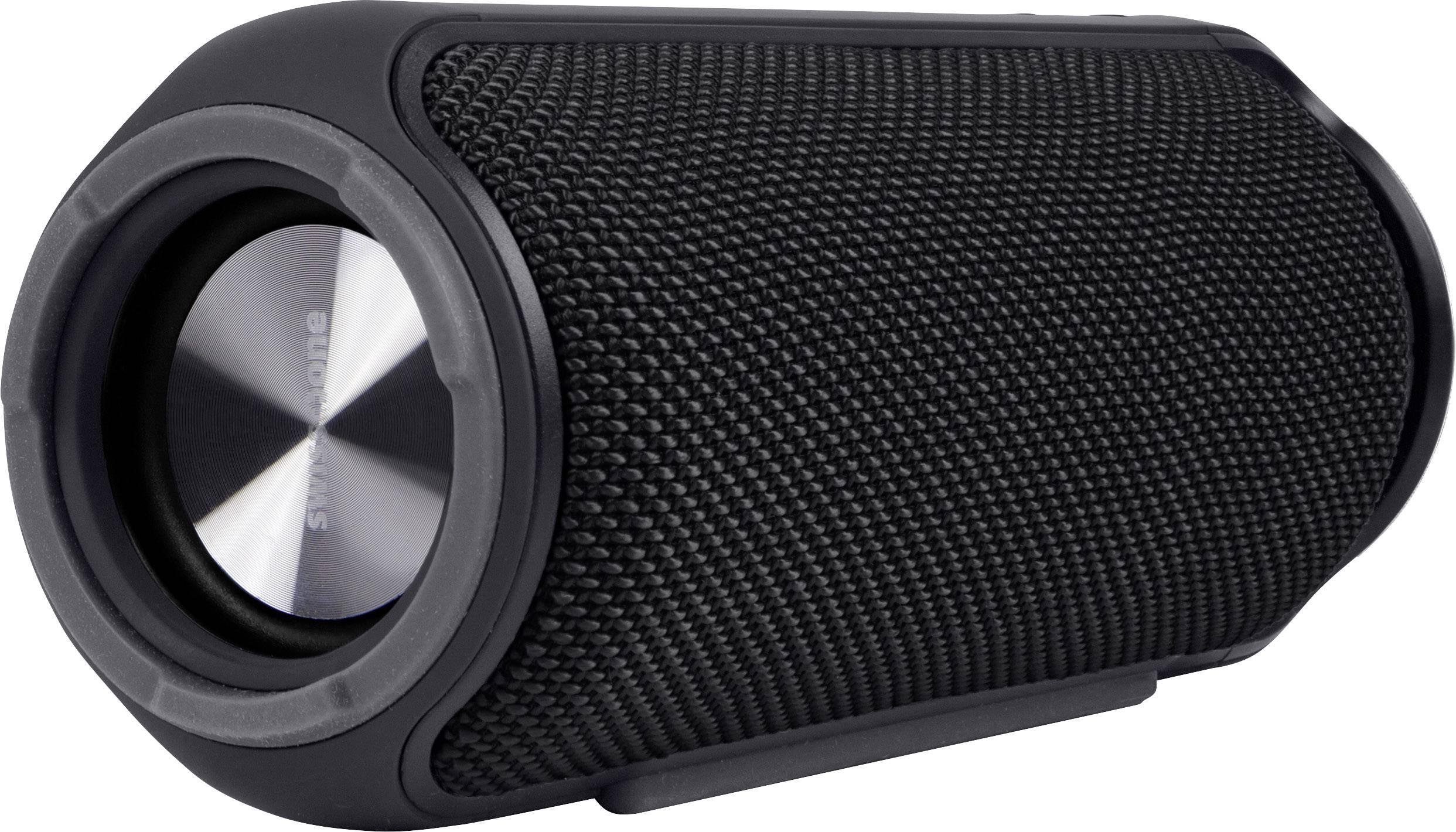 Swisstone BX 500 Bluetooth® Lautsprecher Freisprechfunktion, spritzwassergeschützt Schwarz