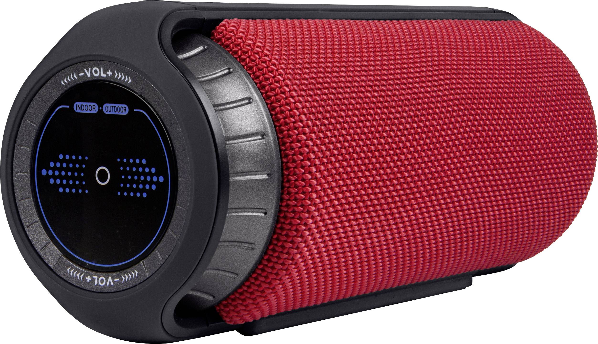 Swisstone BX 500 Bluetooth® Lautsprecher Freisprechfunktion, spritzwassergeschützt Rot/Schwarz