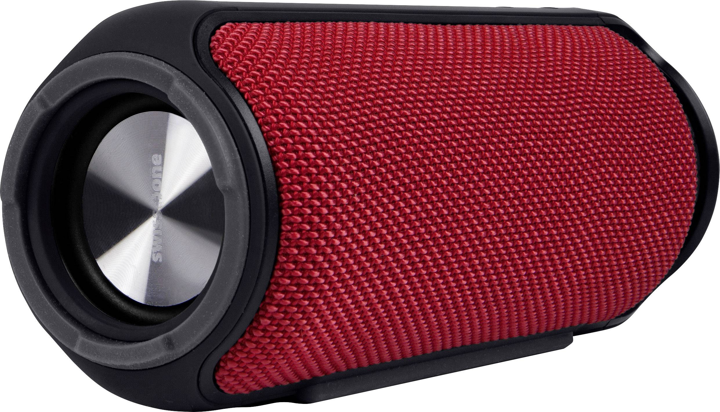 Swisstone BX 500 Bluetooth® Lautsprecher Freisprechfunktion, spritzwassergeschützt Rot/Schwarz