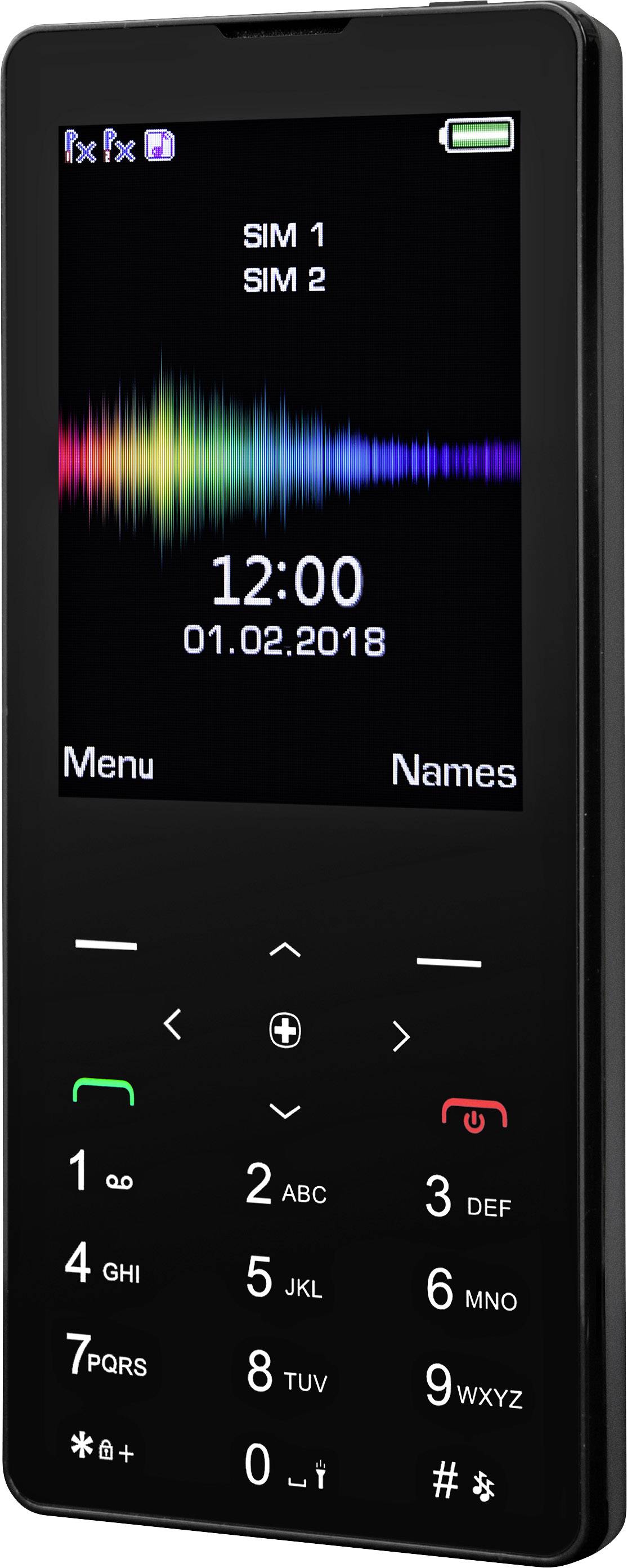 swisstone SC 590 Touch Dual-SIM-Handy Schwarz
