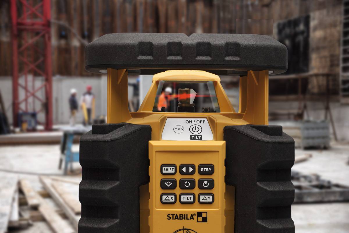 Stabila LAR 350, 9-pcs Rotationslaser selbstnivellierend Reichweite (max.): 800 m