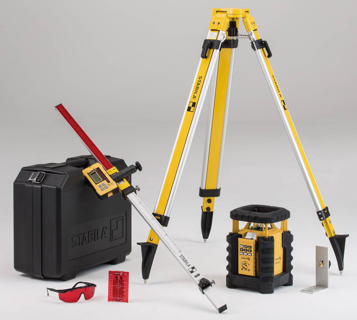 Stabila LAR 350, 9-pcs Rotationslaser selbstnivellierend Reichweite (max.): 800 m