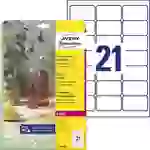 Avery-Zweckform L7782-25 Folien-Etiketten 63.5 x 38.1mm Polyester-Folie Transparent 525 St. Permanent haftend Laserdrucker Avery-Zweckform L7782-25 Folien-Etiketten 63.5 x 38.1mm Polyester-Folie Transparent 525 St. Permanent haftend Laserdrucker