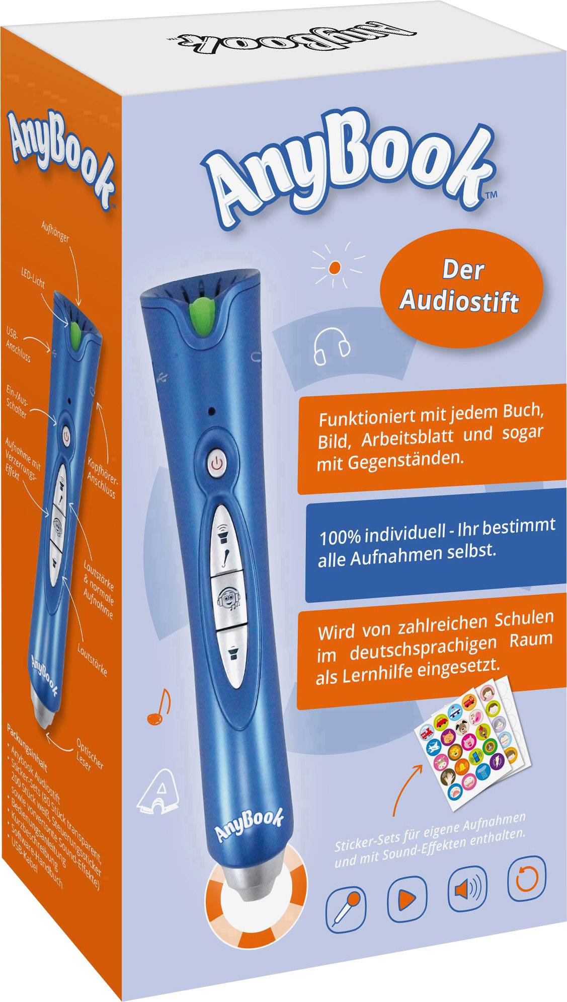Franklin Audio-digitaler Vorlesestift Anybook Reader DRP-5100 1St.