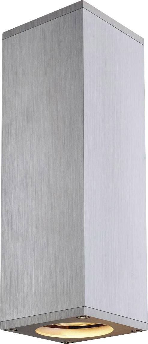 SLV 1000329 Wandleuchte GU10 Aluminium (gebürstet), Weiß