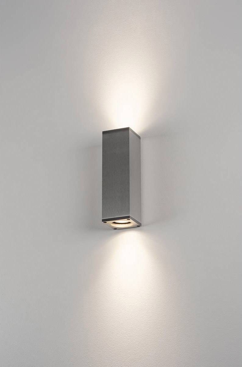 SLV 1000329 Wandleuchte GU10 Aluminium (gebürstet), Weiß