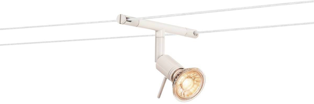 SLV TENSEO SYROS TENSEO Niedervolt-Seilsystem-Leuchte;TENSEO GX5.3 Weiß