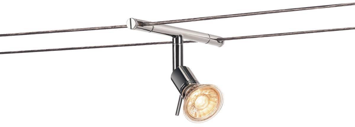 SLV TENSEO SYROS Niedervolt-Seilsystem-Leuchte GX5.3 Chrom