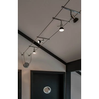 SLV TENSEO SYROS Niedervolt-Seilsystem-Leuchte GX5.3 Chrom SLV TENSEO SYROS Niedervolt-Seilsystem-Leuchte GX5.3 Chrom