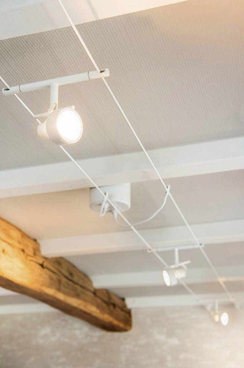 SLV TENSEO SALUNA TENSEO Niedervolt-Seilsystem-Leuchte;TENSEO GX5.3 Weiß