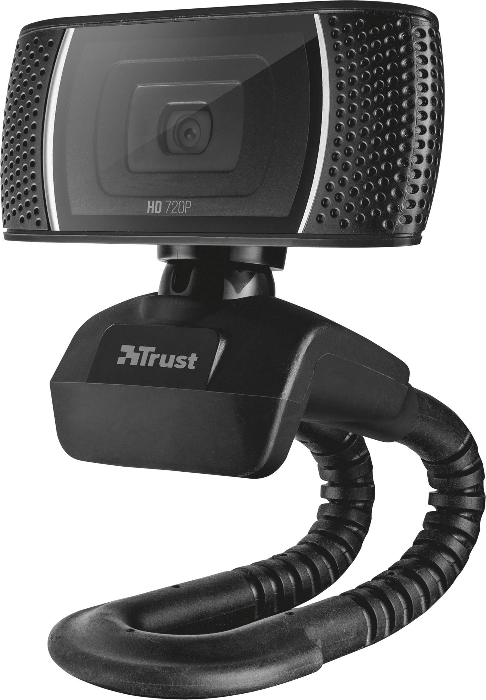 Trust Trino HD-Webcam 1280 x 720 Pixel Klemm-Halterung