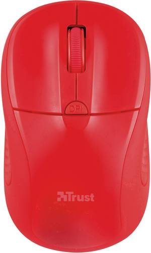 Trust Primo Funk Maus Optisch Rot
