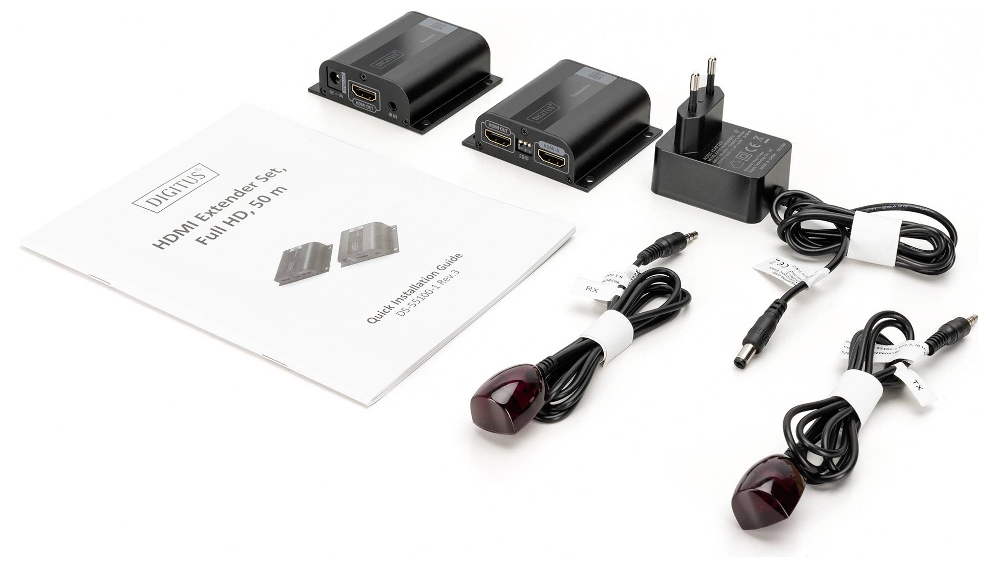 Digitus DS-55100-1 HDMI® Extender (Verlängerung) über Netzwerkkabel RJ45 50 m