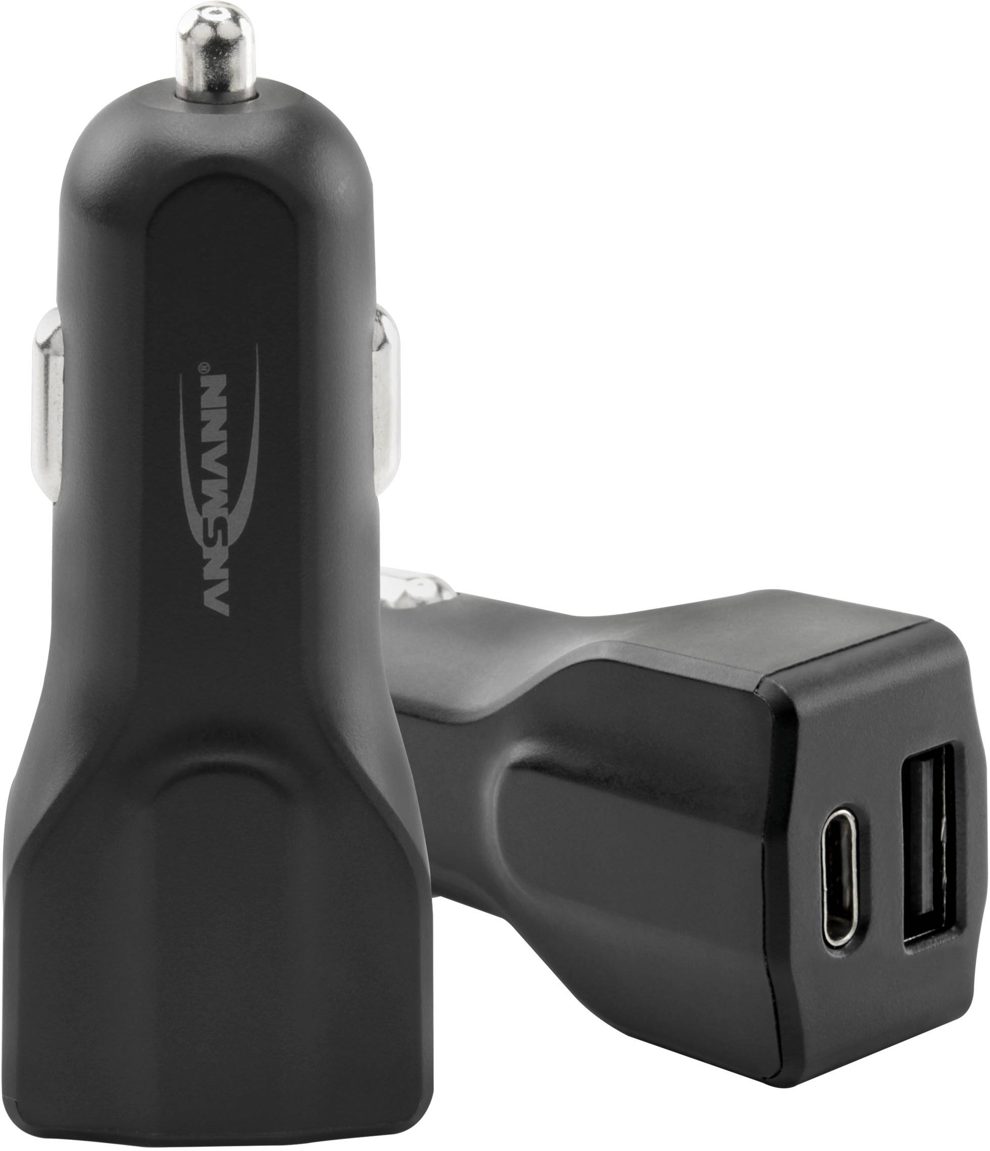 Ansmann 240C USB Ladegerät 20 W USB, USB-C® Buchse Schwarz KFZ, LKW