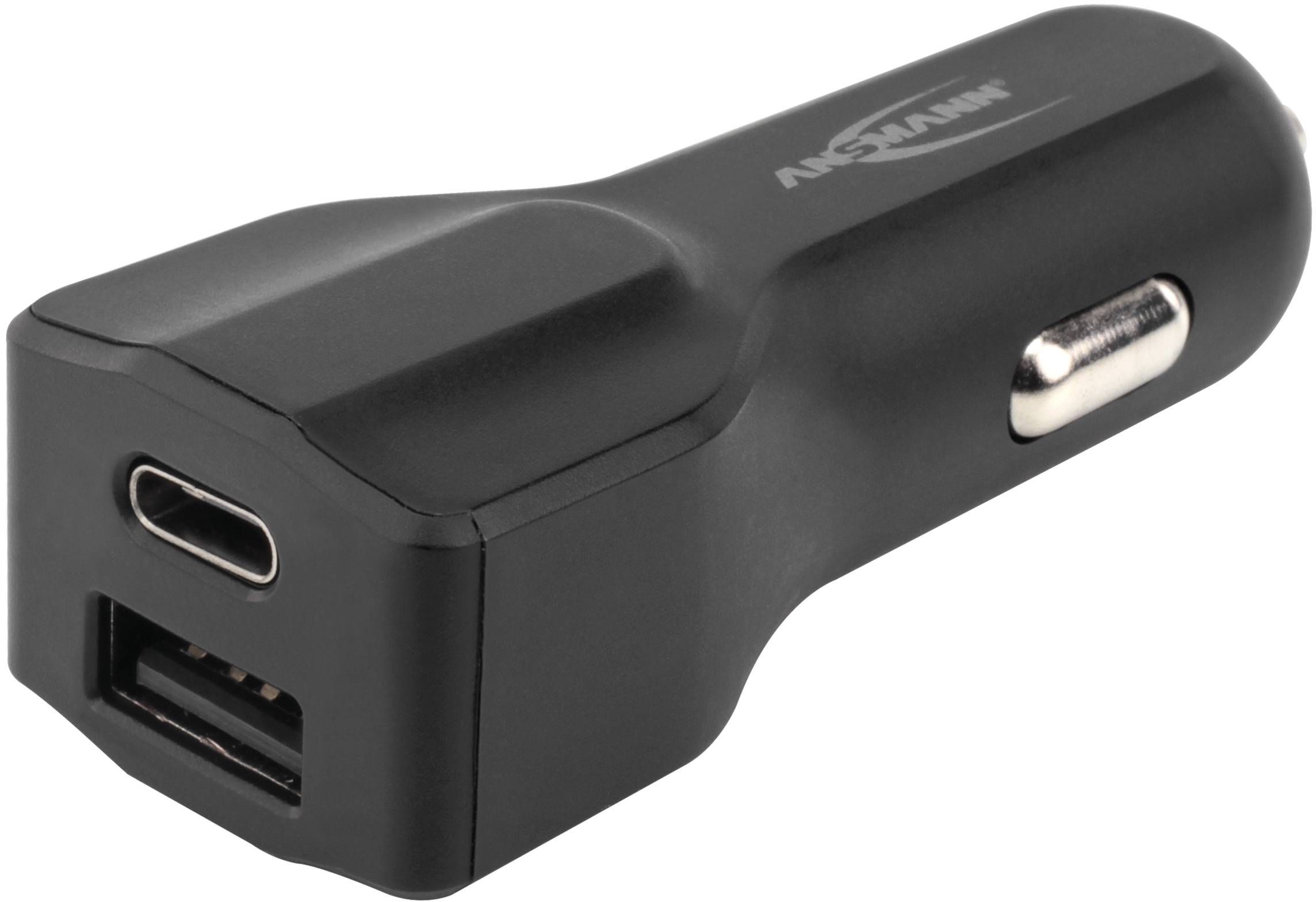 Ansmann 240C USB-Ladegerät 20 W KFZ, LKW Ausgangsstrom (max.) 3000 mA USB, USB-C® Buchse Anzahl Ausgänge: 2 x