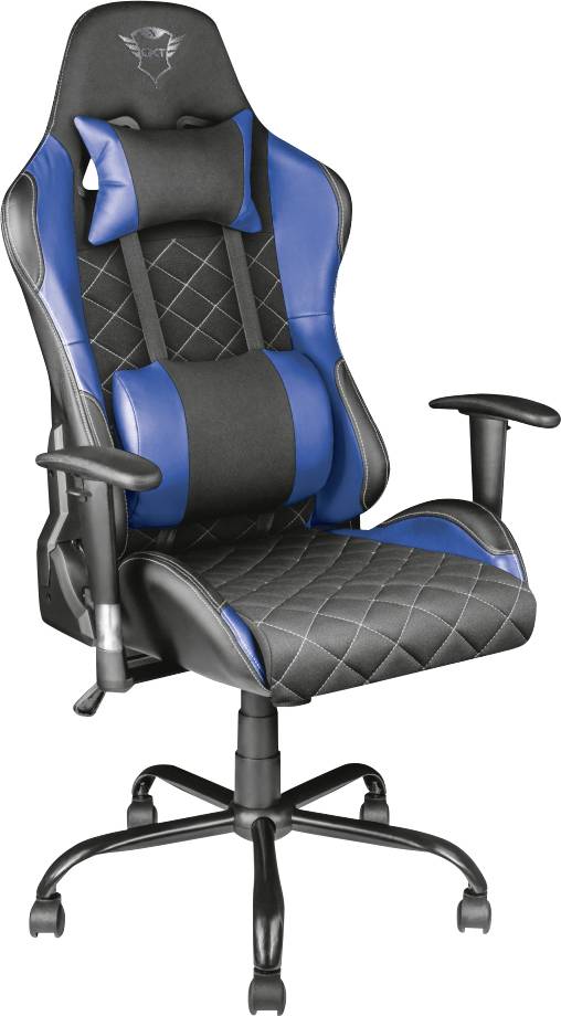 Trust GXT 707B Resto Gaming-Stuhl Blau, Schwarz