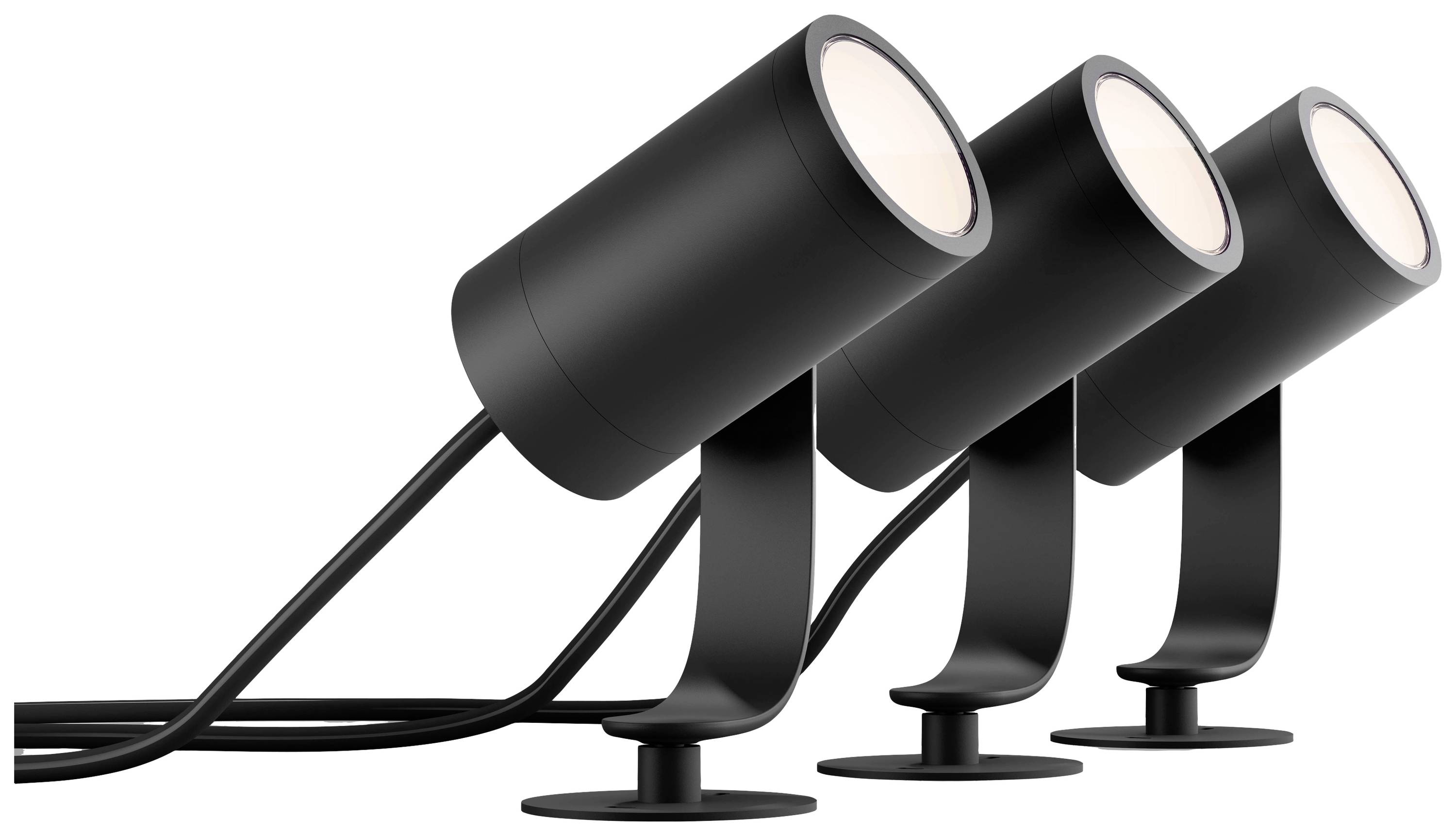 Philips LED LED-Gartenspot Basis-Set 1741430P7 Lily LED fest eingebaut 24 W RGBW