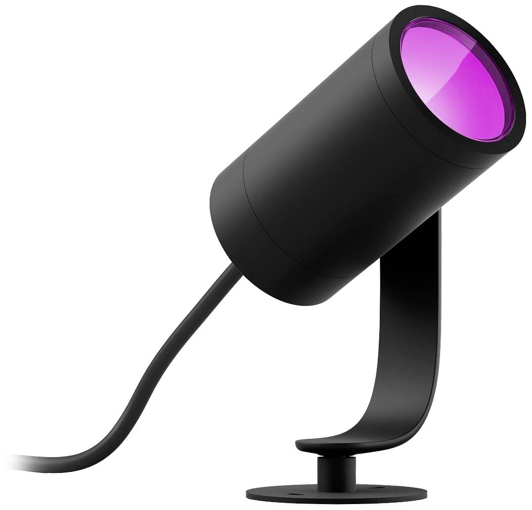 Philips LED LED-Gartenspot Basis-Set 1742830P7 Lily LED fest eingebaut 8 W RGBW