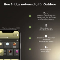 Hue Außenstandleuchte 16473/93/P0 Turaco E27 9.5 W Warmweiß Hue Außenstandleuchte 16473/93/P0 Turaco E27 9.5 W Warmweiß
