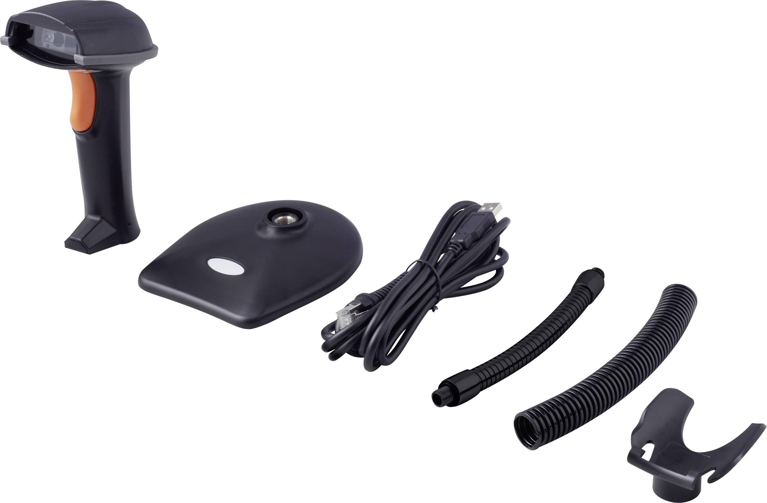 Renkforce 2D Barcode-Scanner Kabelgebunden 1D, 2D Laser Schwarz Hand-Scanner USB