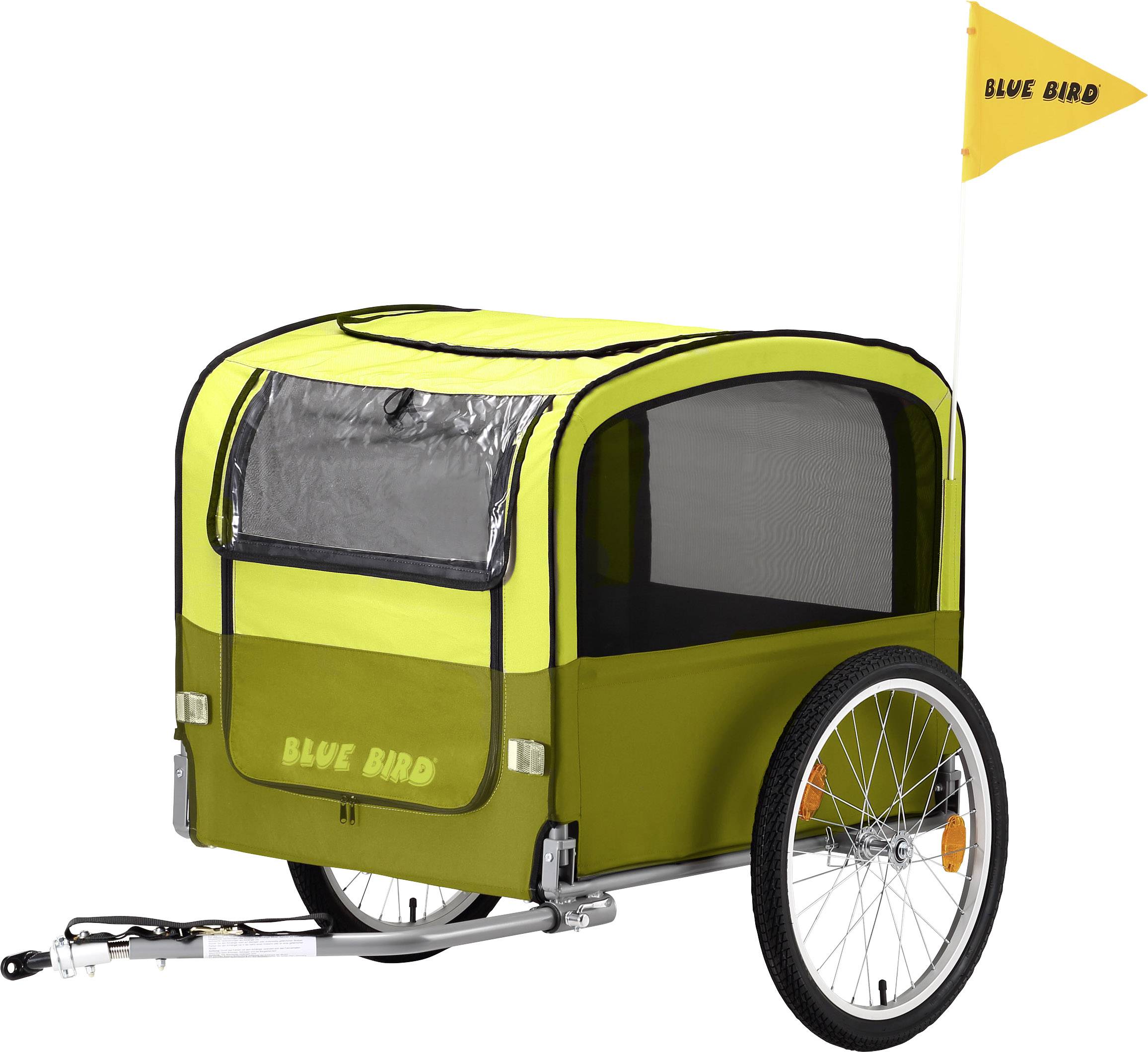 Blue Bird 610 049 01 61004901 Hunde Fahrradanhänger Grün, Hellgrün