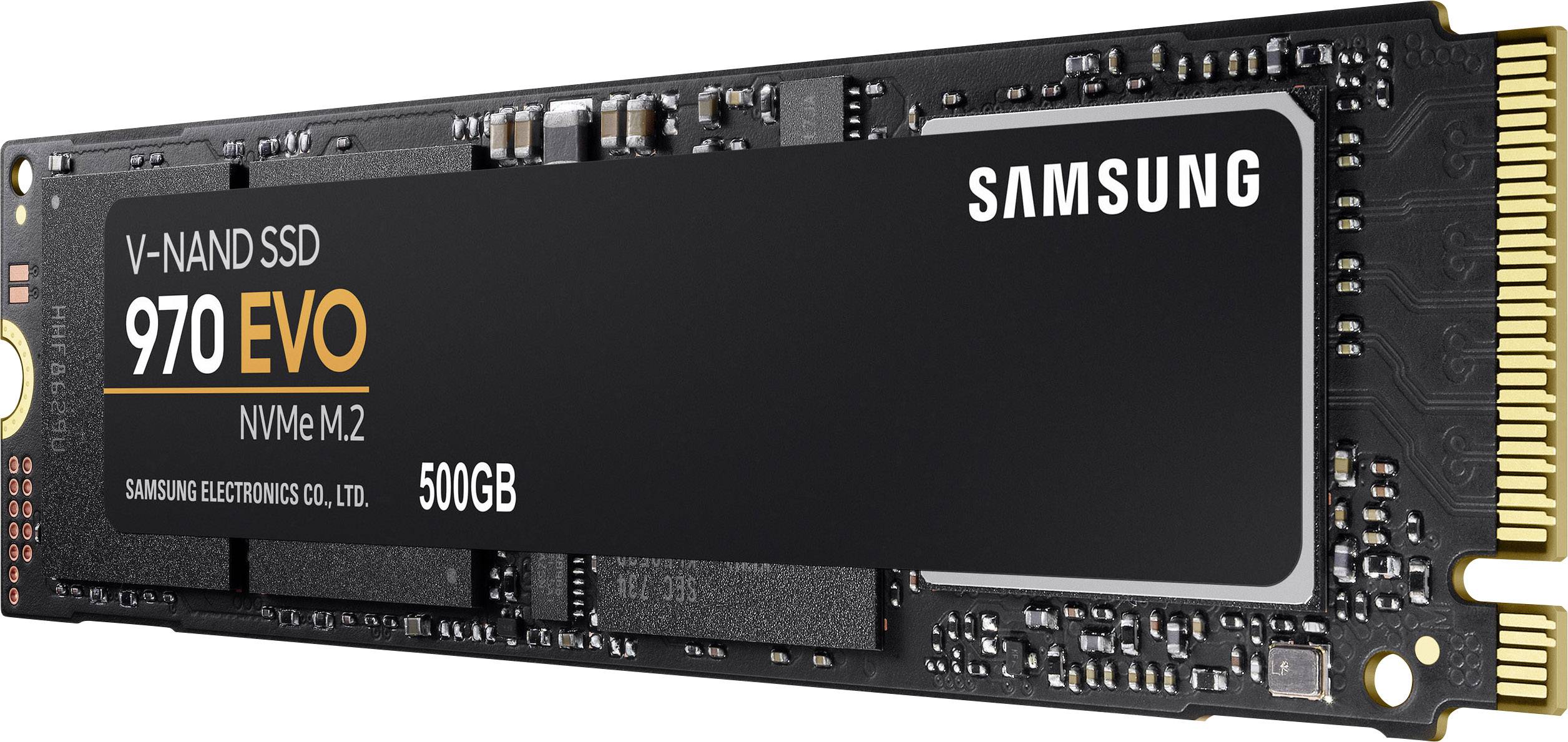 Samsung 970 EVO 500GB Interne M.2 PCIe NVMe SSD 2280 M.2 NVMe PCIe 3.0 x4 MZ-V7E500BW