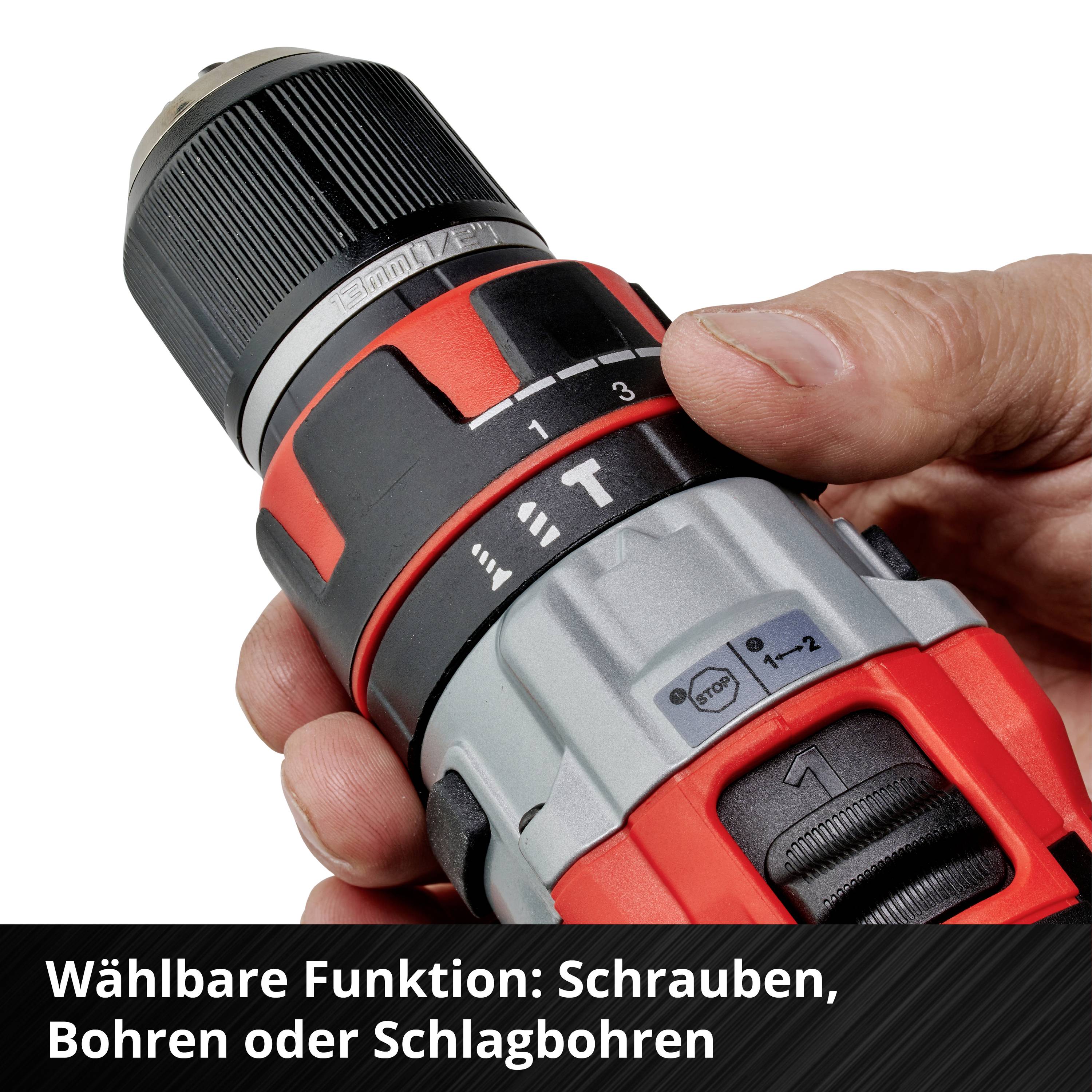 Einhell Professional TE-CD 18 Li-i BL (2x2,0Ah) 2-Gang-Akku-Schlagbohrschrauber inkl. 2. Akku