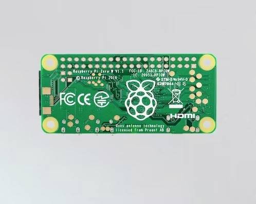 Raspberry Pi® Zero-W w/o GPIO Zero W 512 MB 1 x 1.0GHz
