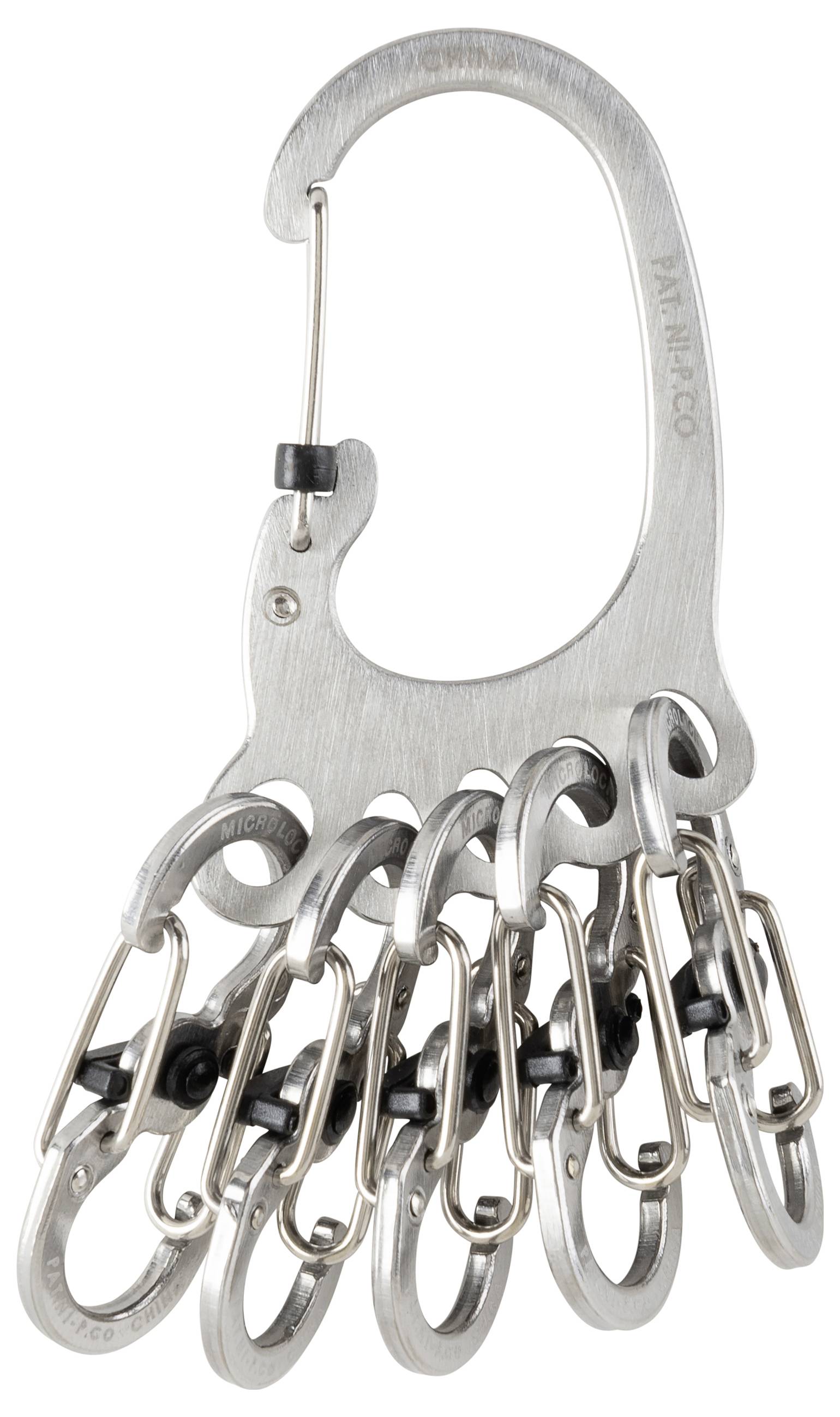 NITE Ize Schlüssel-Karabiner KLKBF-11-R6 BigFoot Locker KeyRack Edelstahl 1St.