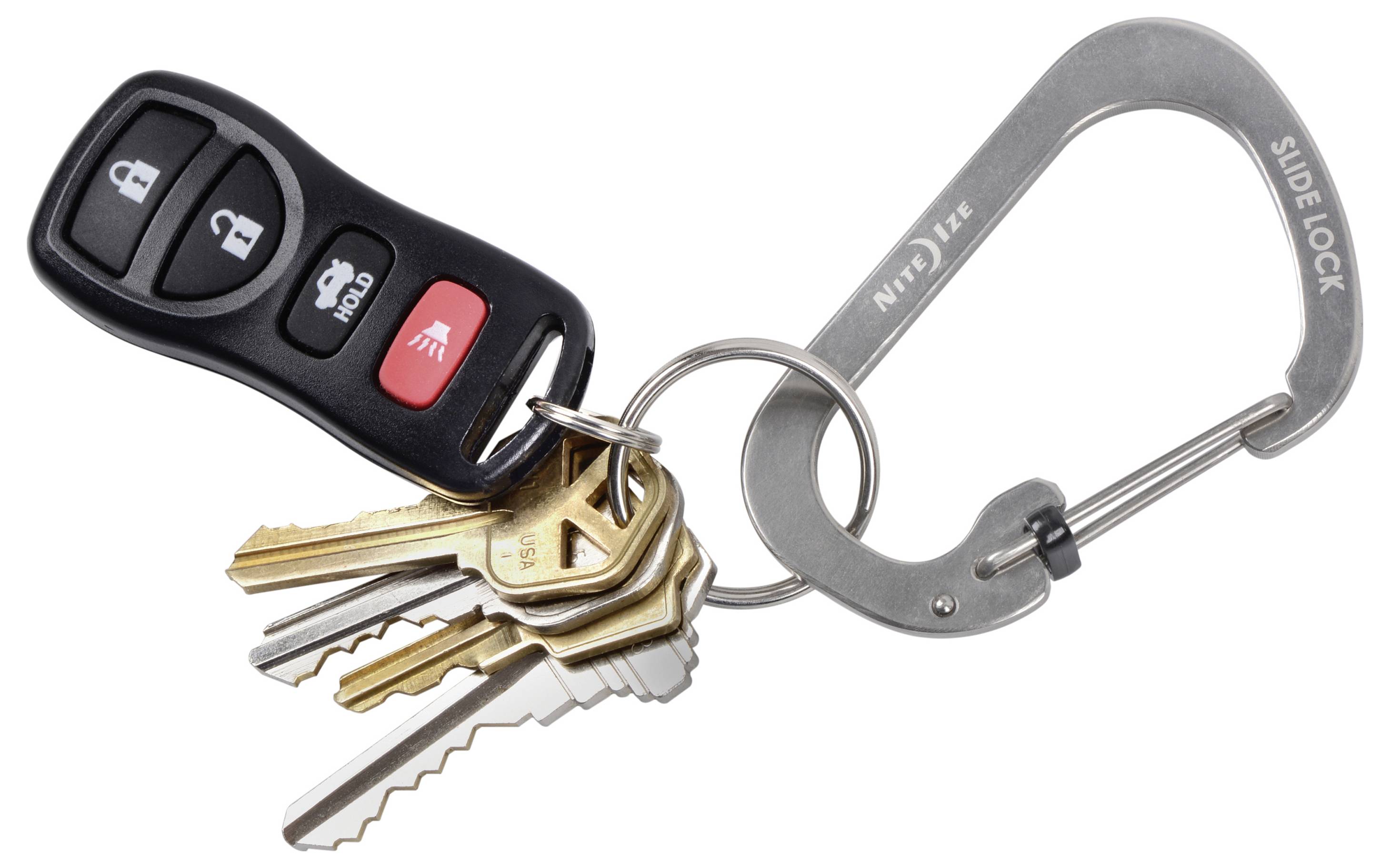 NITE Ize CSL4-11-R6 Karabiner SlideLock, Gr. 4 52mm x 78.5mm x 3mm 1St.