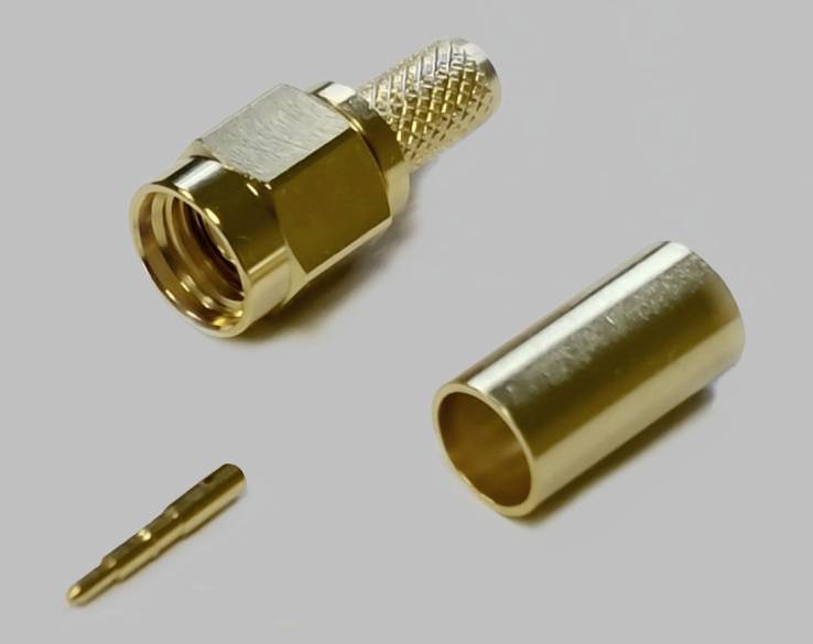 TRU COMPONENTS TC-2520014 SMA-Steckverbinder Stecker, gerade 50Ω 100St.