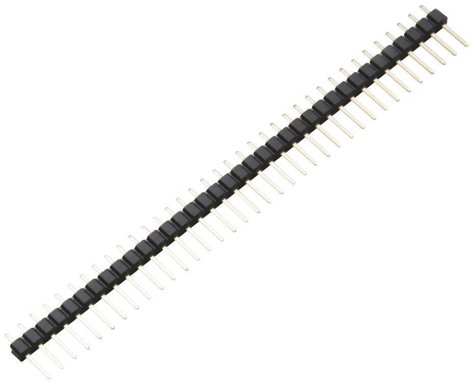 TRU COMPONENTS Stiftleiste (Standard) Anzahl Reihen: 1 Polzahl je Reihe: 20 TC-2521056 100St.
