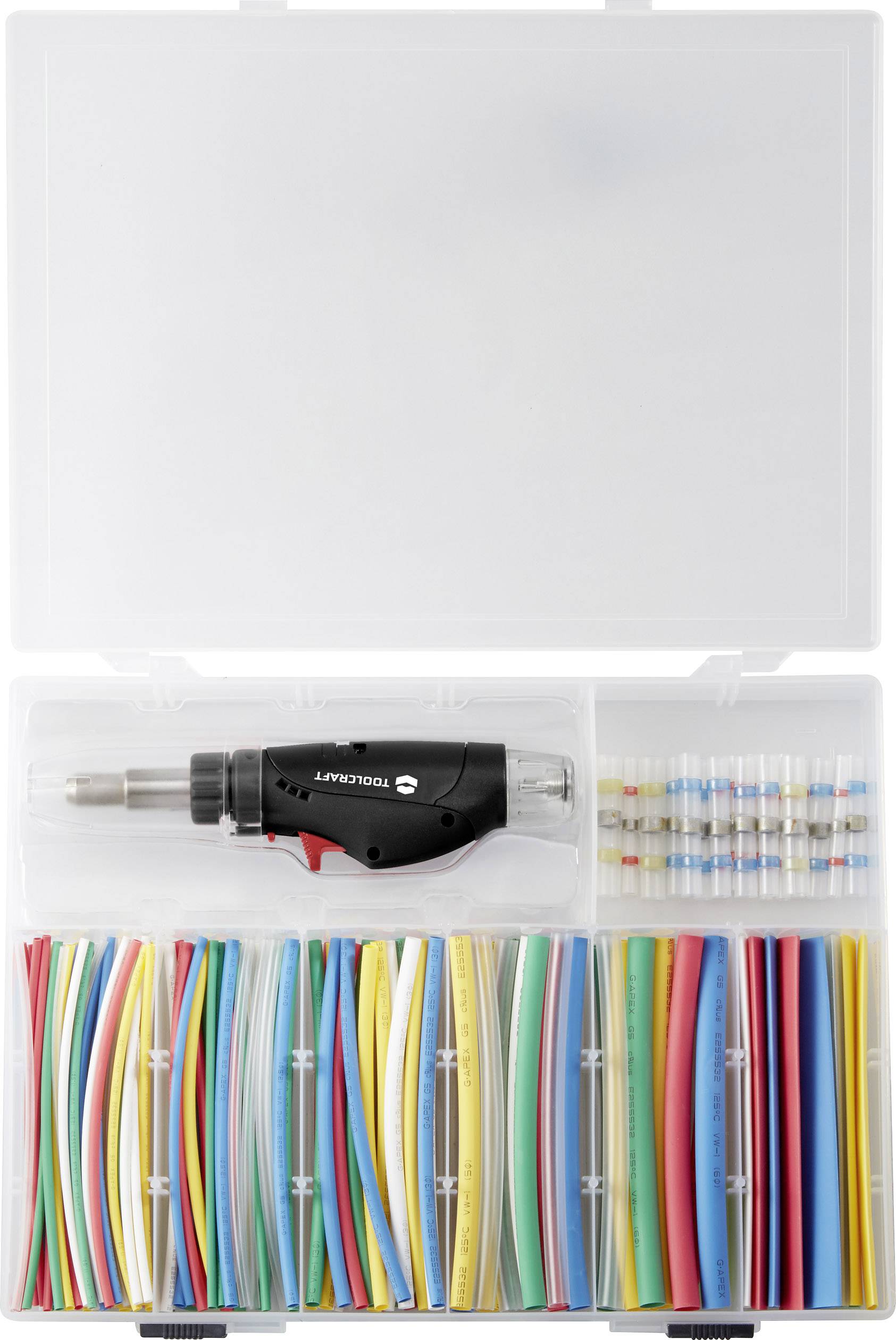 TOOLCRAFT TC-HSK-185 Lötkolben-Set 1300°C ohne Gasflasche