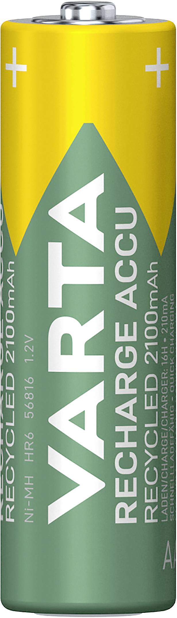 Varta RECH.AC.RECYC.AA2100mAh BLI4 Mignon (AA)-Akku NiMH 2000 mAh 1.2V 4St.