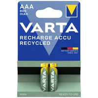 Varta RECH.AC.RECYC.AAA800mAh BLI2 Micro (AAA)-Akku NiMH 800 mAh 1.2V 2St. Varta RECH.AC.RECYC.AAA800mAh BLI2 Micro (AAA)-Akku NiMH 800 mAh 1.2V 2St.