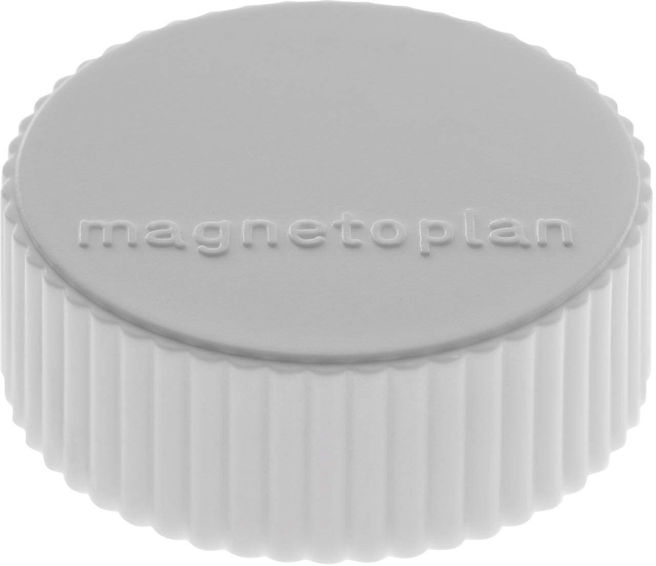 magnetoplan Magnet Discofix Magnum (Ø x H) 34 mm x 13 mm rund Grau 10 St. 1660001