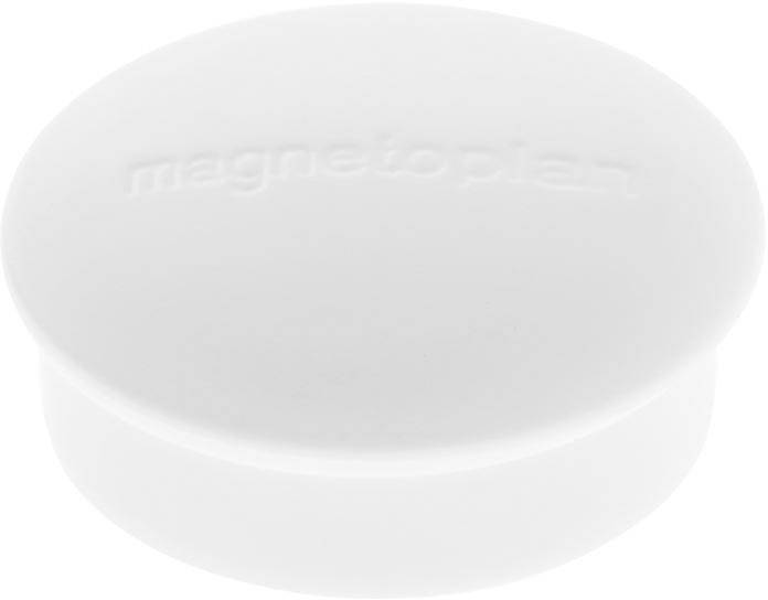 Magnetoplan Magnet Discofix Mini (Ø x H) 19mm x 7mm rund Weiß 10 St. 1664600