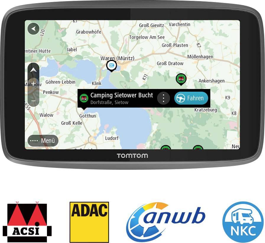 TomTom GO Camper - GPS-Navigationsgerät - Wandern