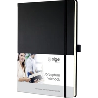 Sigel CONCEPTUM® CO108 Notizbuch punktkariert Schwarz Anzahl der Blätter: 97 DIN A4 Sigel CONCEPTUM® CO108 Notizbuch punktkariert Schwarz Anzahl der Blätter: 97 DIN A4