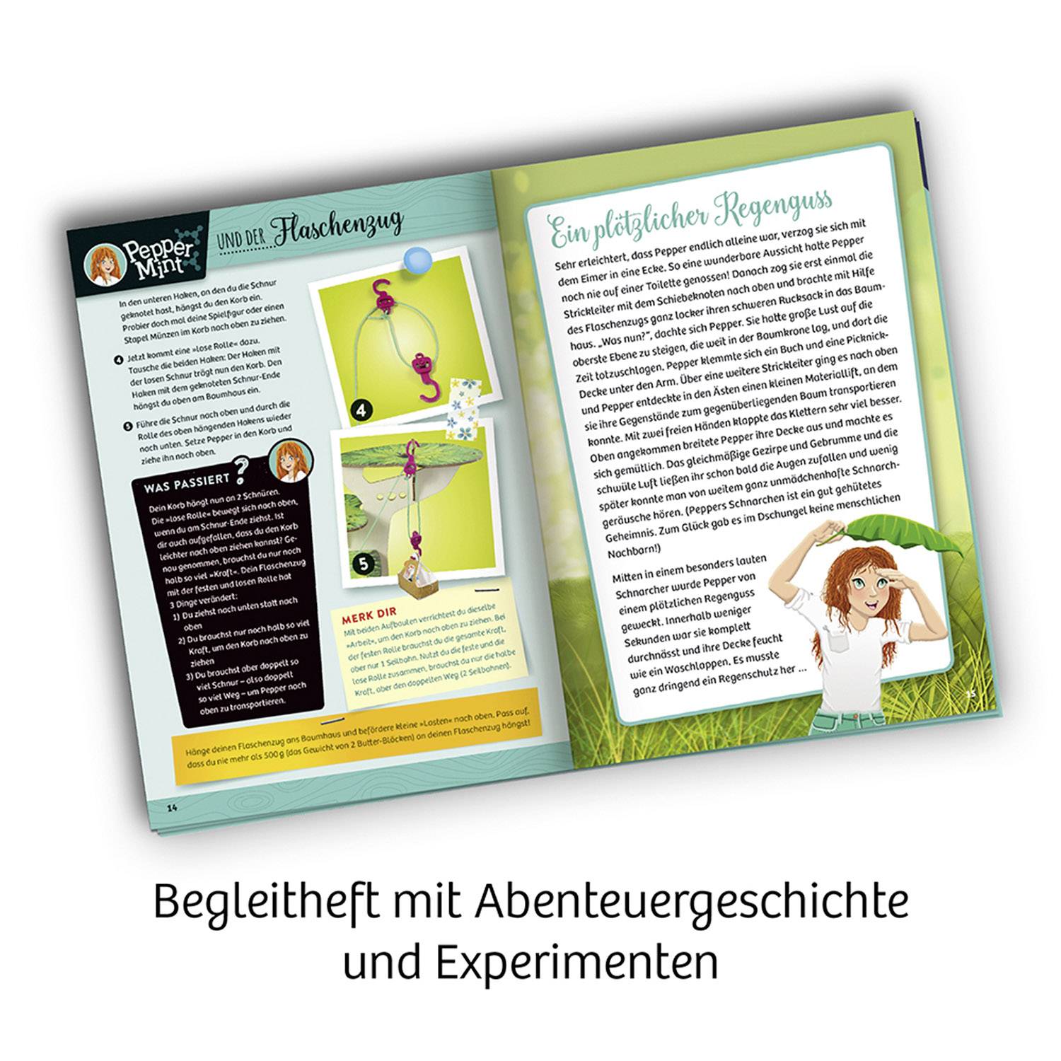 Kosmos 62602 Pepper Mint und das Baumhaus-Abenteuer  Experimentierkasten ab 8 Jahre