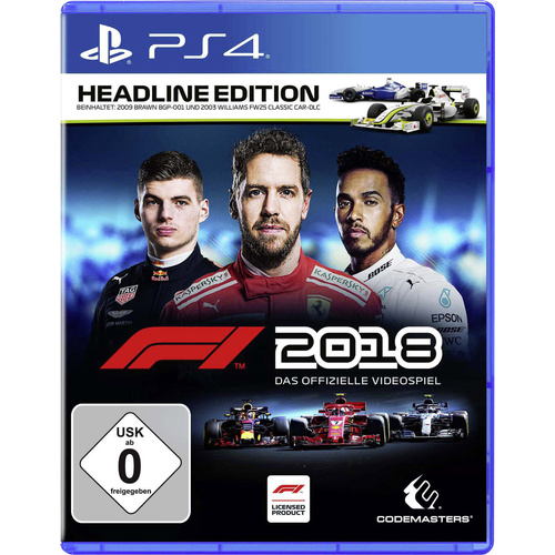 F1 2018 Headline Edition PS4 USK: 0