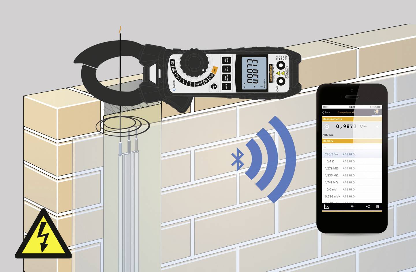 Laserliner ClampMeter XP (BT) Stromzange digital CAT III 1000 V, CAT IV 600V Anzeige (Counts): 50000