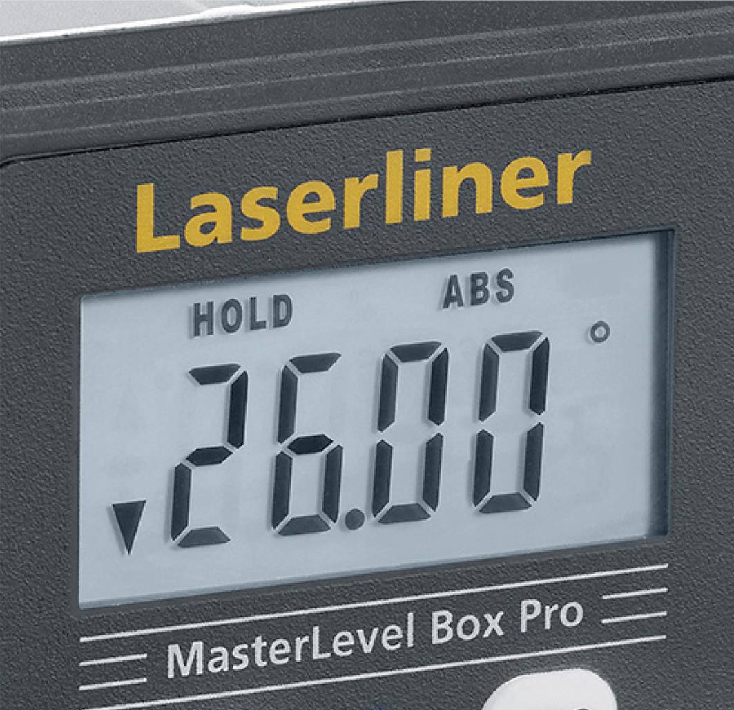 Laserliner MasterLevel Box Pro (BLE) 081.262A Digitale Wasserwaage 28mm 360°